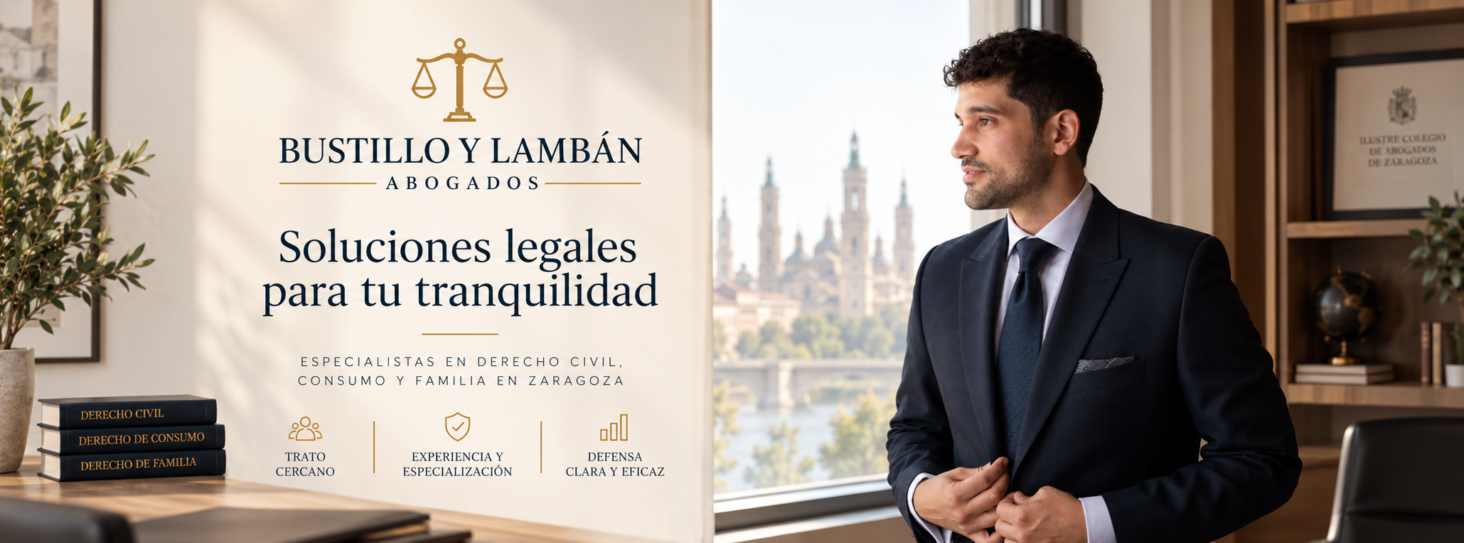 Bustillo y Lambán Abogados en Zaragoza, despacho de derecho civil, consumo, familia y sanciones administrativas